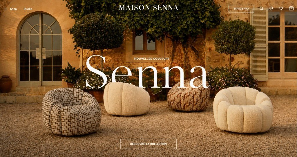 Proyecto landing page Maison Senna por Alboru